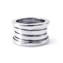 Load image into Gallery viewer, BVLGARI B.Zero1 B-zero1 3 band Ring Size 51/#11 18K White Gold
