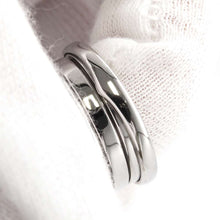 将图像加载到图库查看器中，BVLGARI B.Zero1 B-zero1 3 band Ring Size 51/#11 18K White Gold
