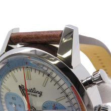 将图像加载到图库查看器中，BREITLING Top Time Deus Limited Edition W41mm Stainless Steel Leather White Dial A233112A1A1X1
