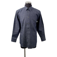 将图像加载到图库查看器中，HERMES Denim shirt Size 38 IndigoBlue Cotton100%
