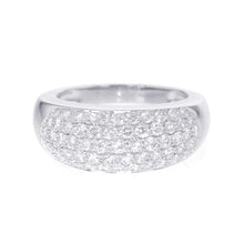 将图像加载到图库查看器中，Van Cleef &amp; Arpels Evolution Pave Diamond Ring Size Approximately No. 16 18K White Gold
