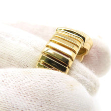 将图像加载到图库查看器中，BVLGARI Tubogas Ring Size #14 18K Yellow Gold
