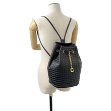 Load image into Gallery viewer, CELINE CBag Charm SmallBackpack Black 188373 Leather
