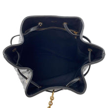 将图像加载到图库查看器中，CELINE CBag Charm SmallBackpack Black 188373 Leather
