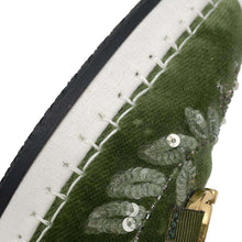 Load image into Gallery viewer, GUCCI Interlocking G slip-ons Green574882 Velour Size #8
