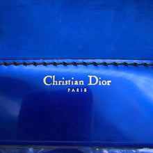 Load image into Gallery viewer, Dior J&#39;A DIOR ChainShoulder Bag Metalic Blue Patent Leather
