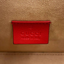 Load image into Gallery viewer, GUCCI GG Apple Bamboo 2way Bag Beige/Red 603221 GG SupremeCanvas
