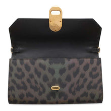 Load image into Gallery viewer, Christian Louboutin Elisa ChainShoulder Leopard Camouflage/Black/Red Leather
