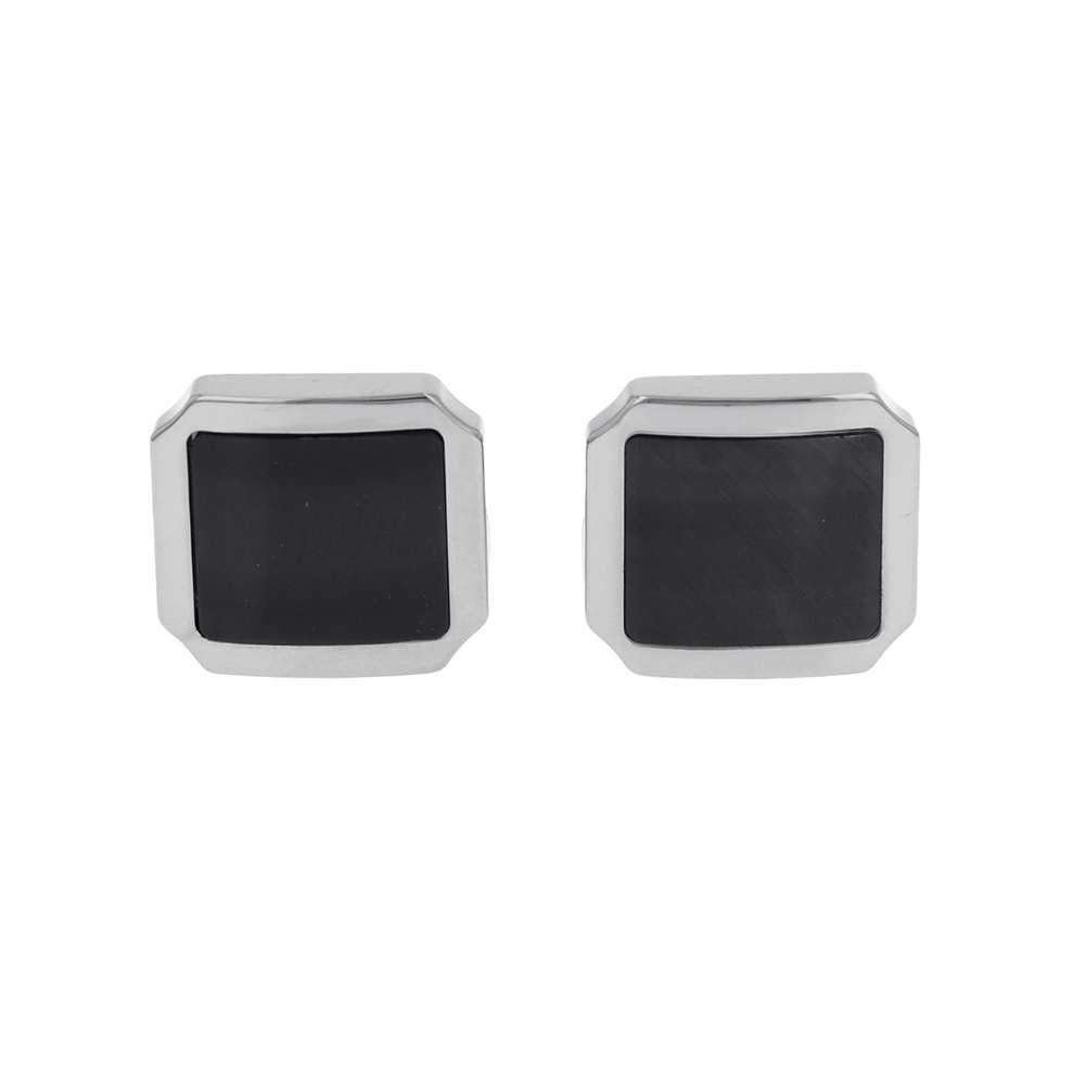 CARTIER Santos Dumont Cufflinks Falcon Eye 18K White Gold