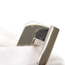 Load image into Gallery viewer, CARTIER Santos Dumont Cufflinks Falcon Eye 18K White Gold
