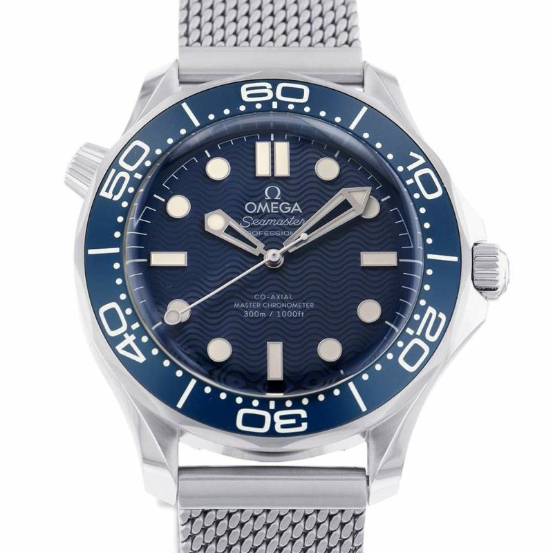 OMEGA Seamaster Diver 300M Co-Axial Master Chronometer Bond Movie 60th Anniversary W42mm Stainless Steel Blue Dial 210.30.42.20.03.002