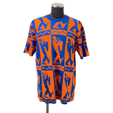 Load image into Gallery viewer, LOUIS VUITTON LV Jazz Flyer Short Sleeve Knit Size XL Blue/Orange1AAU5K Cotton100%
