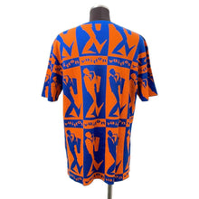 Load image into Gallery viewer, LOUIS VUITTON LV Jazz Flyer Short Sleeve Knit Size XL Blue/Orange1AAU5K Cotton100%
