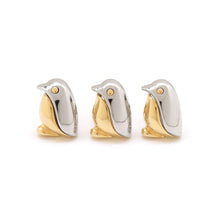 Load image into Gallery viewer, BVLGARI Penguin cufflinks x3 K18YG WG
