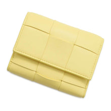 将图像加载到图库查看器中，Bottega Veneta Cassette Tri-Fold Zip Wallet sherbet 651372 Calf Leather
