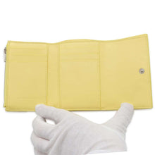 Load image into Gallery viewer, Bottega Veneta Cassette Tri-Fold Zip Wallet sherbet 651372 Calf Leather
