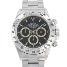 将图像加载到图库查看器中，ROLEX Cosmograph Daytona W40mm Stainless Steel Black Dial 16520
