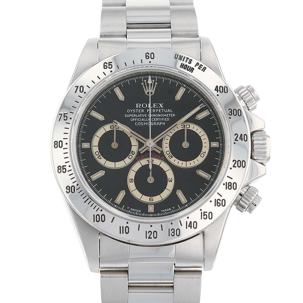 ROLEX Cosmograph Daytona W40mm Stainless Steel Black Dial 16520