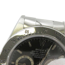 将图像加载到图库查看器中，ROLEX Cosmograph Daytona W40mm Stainless Steel Black Dial 16520
