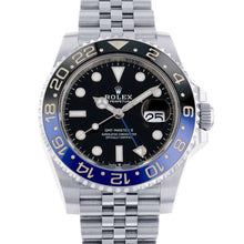 将图像加载到图库查看器中，ROLEX GMT MasterⅡ W40mm Stainless Steel Black Dial 126710BLNR
