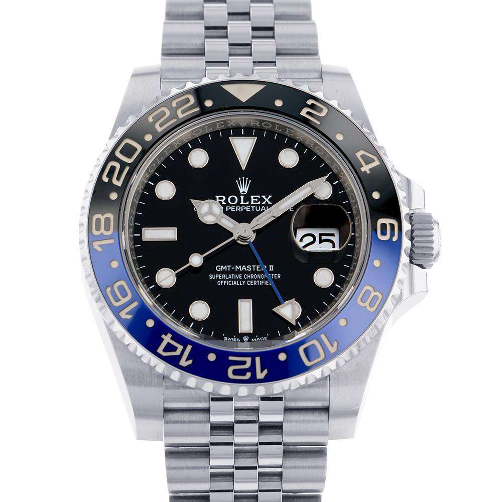 ROLEX GMT MasterⅡ W40mm Stainless Steel Black Dial 126710BLNR