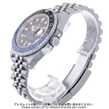 将图像加载到图库查看器中，ROLEX GMT MasterⅡ W40mm Stainless Steel Black Dial 126710BLNR
