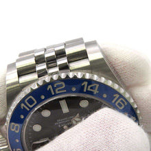 将图像加载到图库查看器中，ROLEX GMT MasterⅡ W40mm Stainless Steel Black Dial 126710BLNR
