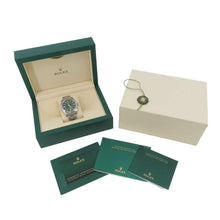 将图像加载到图库查看器中，ROLEX Oyster Perpetual W41mm Stainless Steel Green Dial 124300
