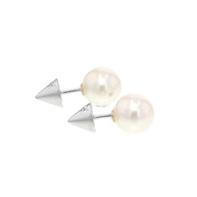 Load image into Gallery viewer, TASAKI Refined Rebellion Earrings E-3699-18KWG 18K White Gold
