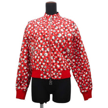 Load image into Gallery viewer, LOUIS VUITTON Yayoi Kusama Collaboration Reversible Bomber Jacket Size 36 Black・White・Rouge Vif 1AB7S6 Cotton100%
