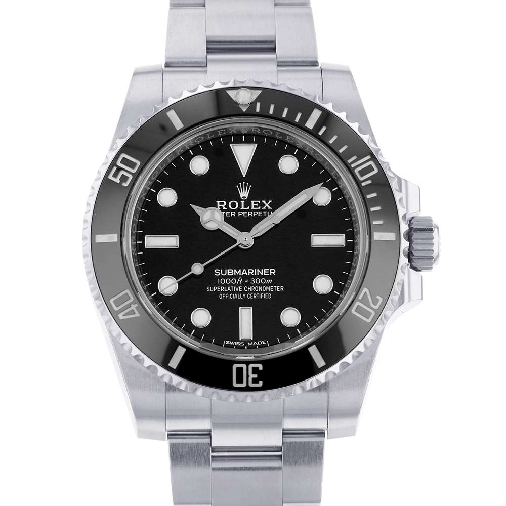 ROLEX Submariner No-Date W40mm Stainless Steel Black Dial 114060