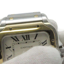 将图像加载到图库查看器中，CARTIER Santos de Cartier W39.8mm×H47.5mm Stainless Steel K18YG Silver Dial W2SA0009
