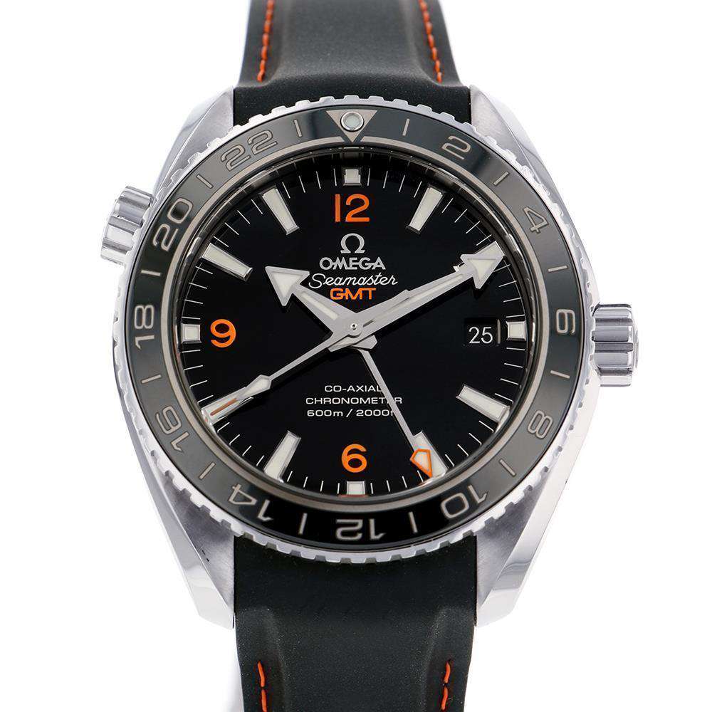 OMEGA Seamaster Planet Ocean Co-Axial GMT W43.5mm Stainless Steel Rubber Black Dial 232.32.44.22.01.002