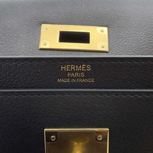 Load image into Gallery viewer, HERMES Kelly Depeche Black Evercolor Size 36
