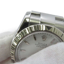 将图像加载到图库查看器中，ROLEX Datejust Turn-O-Graph W36mm Stainless Steel WG White Dial 116264
