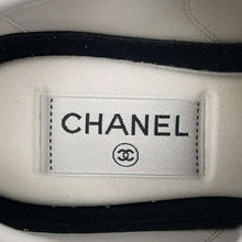 将图像加载到图库查看器中，CHANEL Sneakers White/BlackG45714 Calf Leather  Suede Size 36
