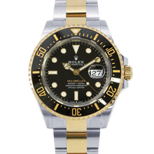 将图像加载到图库查看器中，ROLEX Sea-Dweller W43mm Stainless Steel K18YG Black Dial 126603
