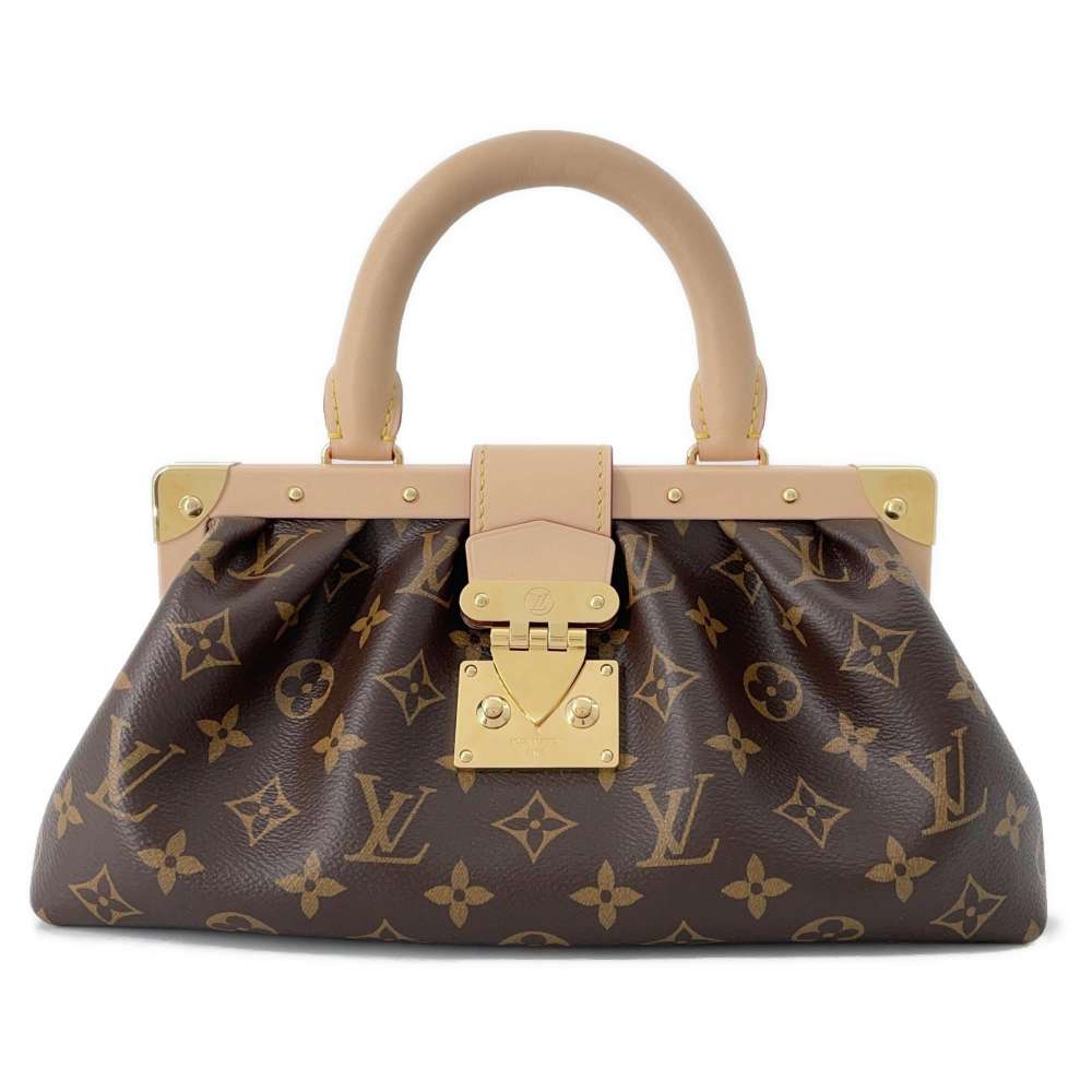 LOUIS VUITTON Monogram・Clutch Beige M46544 Monogram