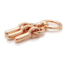 Load image into Gallery viewer, HERMES ScarfRing TwillyMors a Jouet Pink Gold Metal
