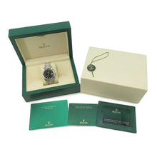 将图像加载到图库查看器中，ROLEX Datejust W41mm Stainless Steel Bright Black Dial 126300
