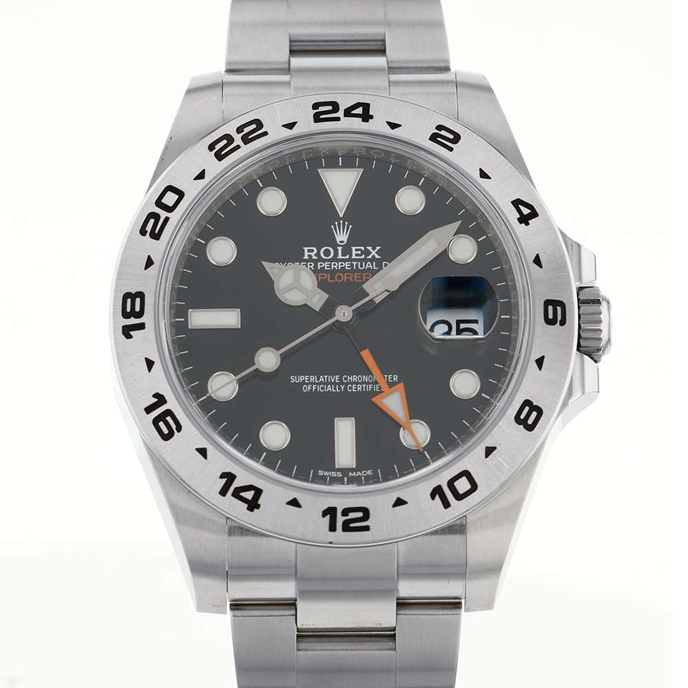 ROLEX ExplorerⅡ W42mm Stainless Steel Black Dial 216570