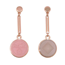 将图像加载到图库查看器中，HERMES Exlibris Earrings 18K Pink Gold
