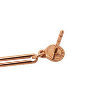 Load image into Gallery viewer, HERMES Exlibris Earrings 18K Pink Gold
