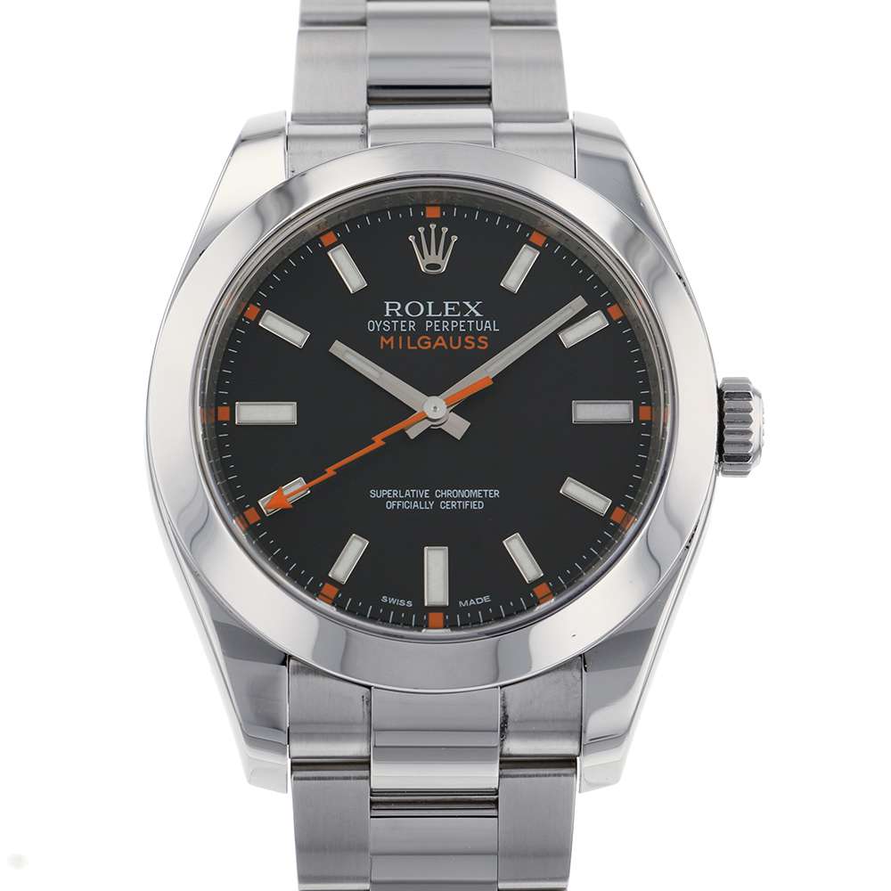 ROLEX Milgauss W40mm Stainless Steel Black Dial 116400