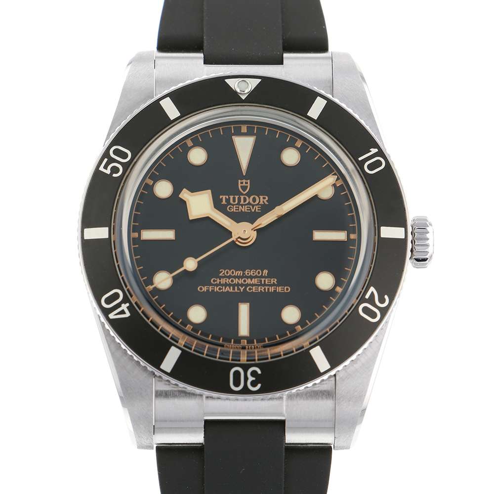 TUDOR Black Bay 54 W37mm Stainless Steel Rubber Black Dial M79000N-0002