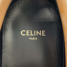 将图像加载到图库查看器中，CELINE TriompheChain Margaret Loafers Light Tan Leather Size 35
