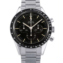 将图像加载到图库查看器中，OMEGA Speedmaster Moonwatch Calibre 321 W39.7mm Stainless Steel Black Dial 311.30.40.30.01.001
