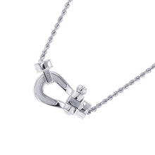 将图像加载到图库查看器中，FRED Force 10 Necklace Size Medium 7B0238 18K White Gold
