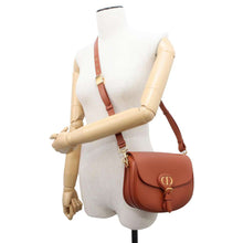 Load image into Gallery viewer, Dior Bobby Shoulder Bag Brown M9319UMOL Leather Size Medium
