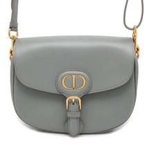 将图像加载到图库查看器中，Dior Bobby Shoulder Bag Gray M9319UMOL Leather Size Medium
